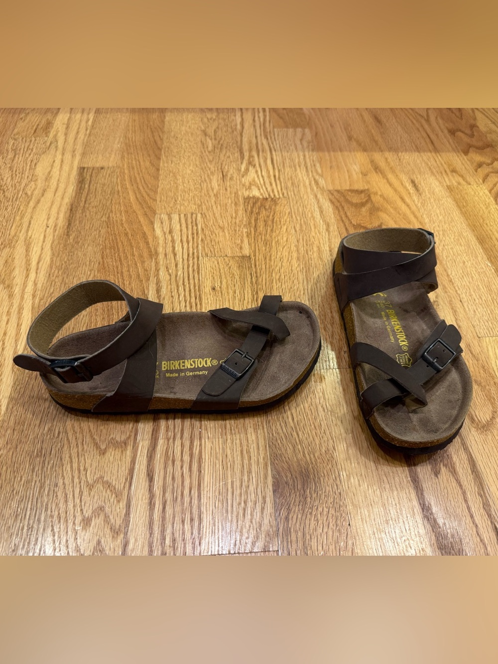 Birkenstock Brown Strappy Sandals